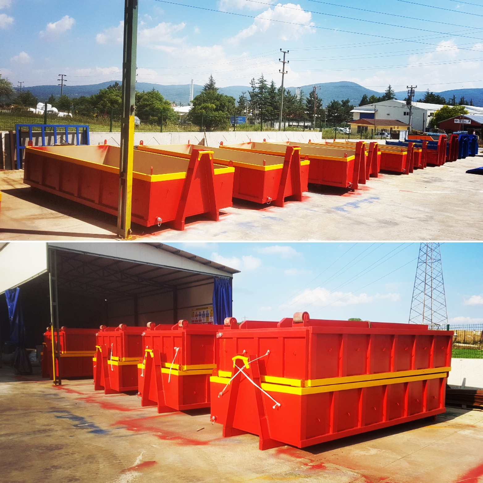 ISRAEL, Delivered 227 pcs Skip and Roll Containers