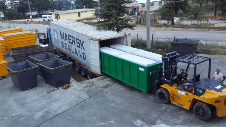 KIO Delivered Roll Containers to TOGO, AFRICA